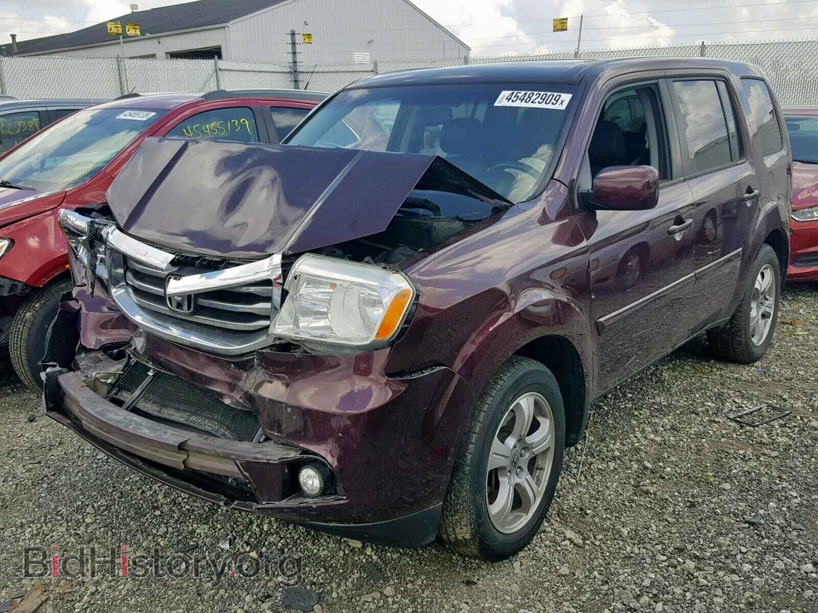 2012 HONDA PILOT EXL - VIN: 5FNYF4H55CB012921 - Фото 2