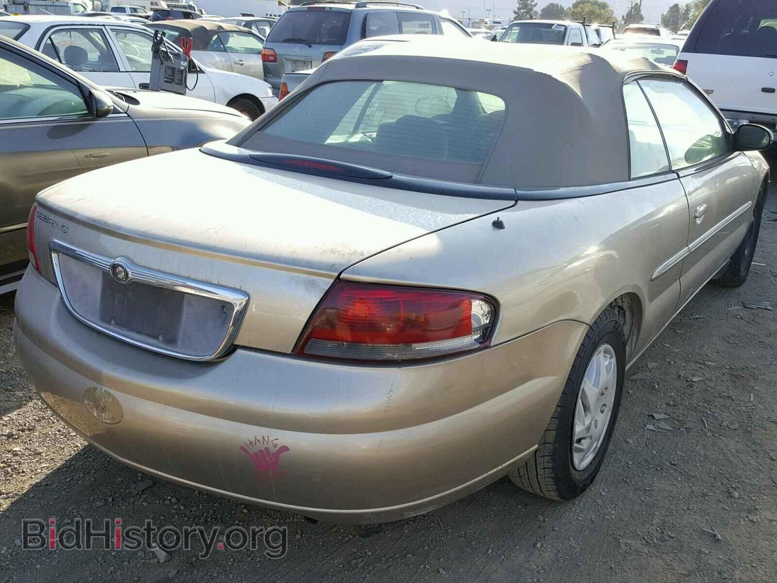 2004 CHRYSLER SEBRING - VIN: 1C3EL45X34N332280 - Фото 4