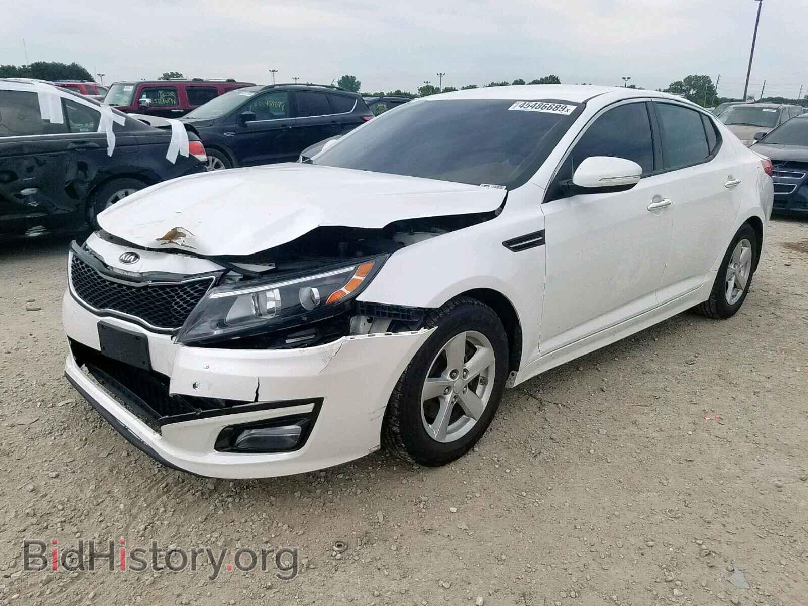 2015 KIA OPTIMA LX - VIN: KNAGM4A76F5542508 - Фото 2