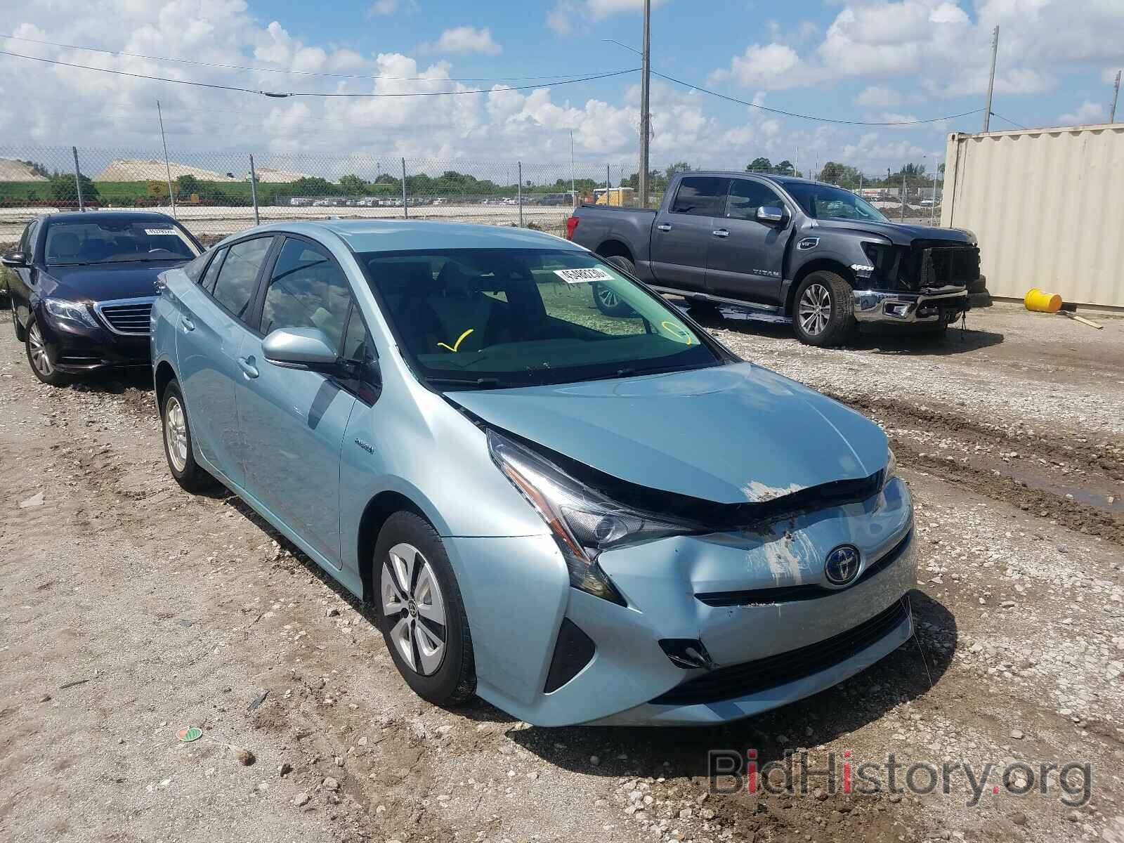 Photo JTDKARFU3J3550524 - TOYOTA PRIUS 2018