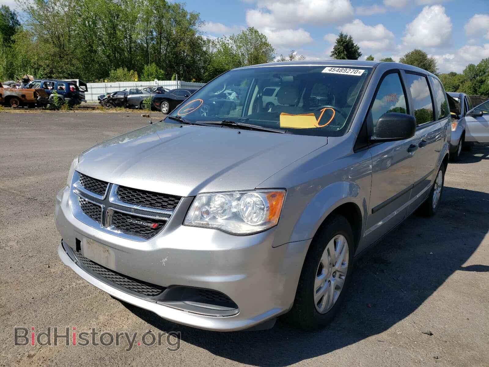 2016 DODGE CARAVAN - VIN: 2C4RDGBGXGR278127 - Фото 2