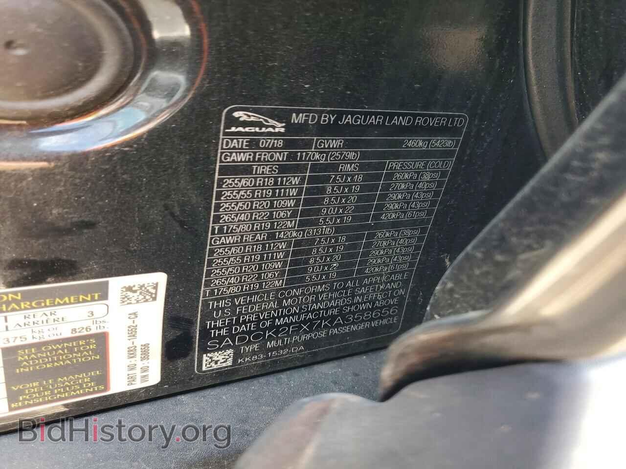 2019 JAGUAR UNKNOWN - VIN: SADCK2FX7KA358656 - Фото 13