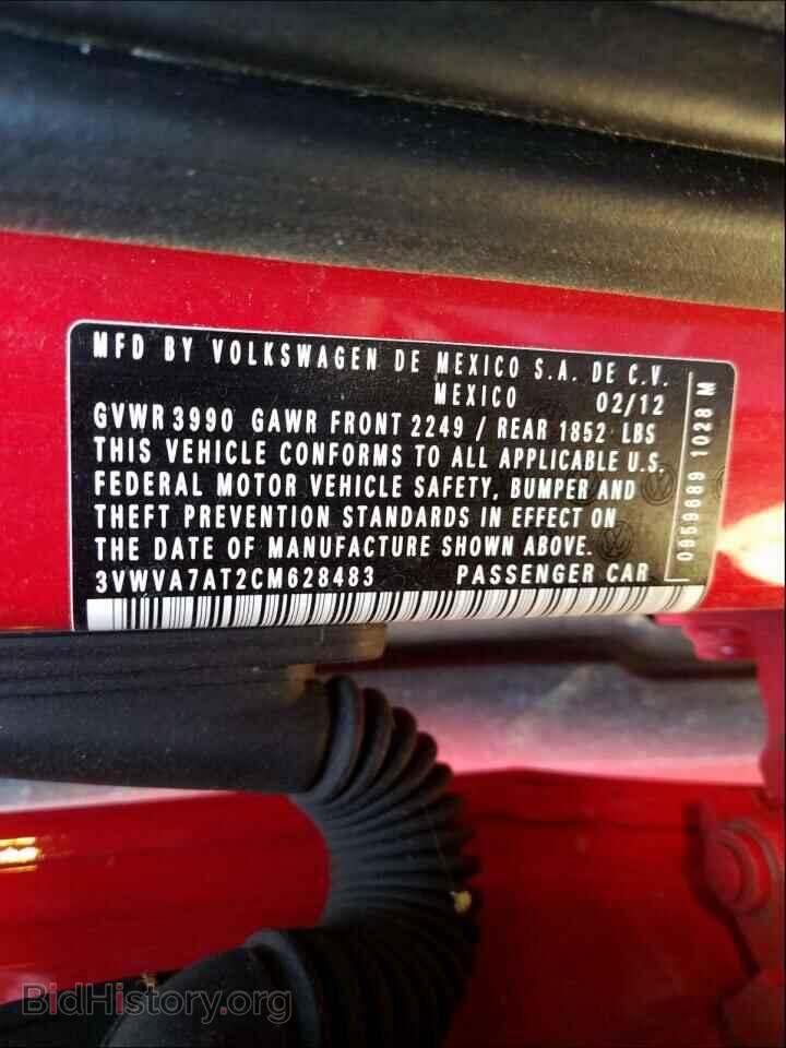 2012 VOLKSWAGEN BEETLE - VIN: 3VWVA7AT2CM628483 - Фото 10