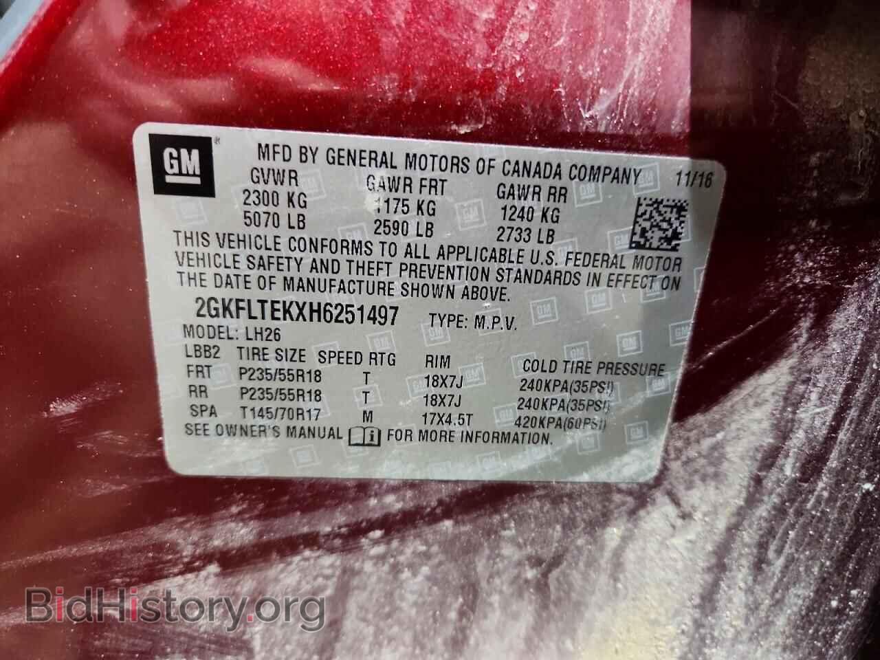 2017 GMC TERRAIN - VIN: 2GKFLTEKXH6251497 - Photo 13