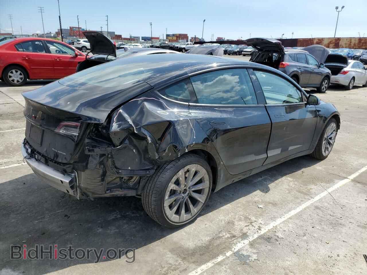 2022 TESLA MODEL 3 - VIN: 5YJ3E1EB0NF191653 - Фото 3
