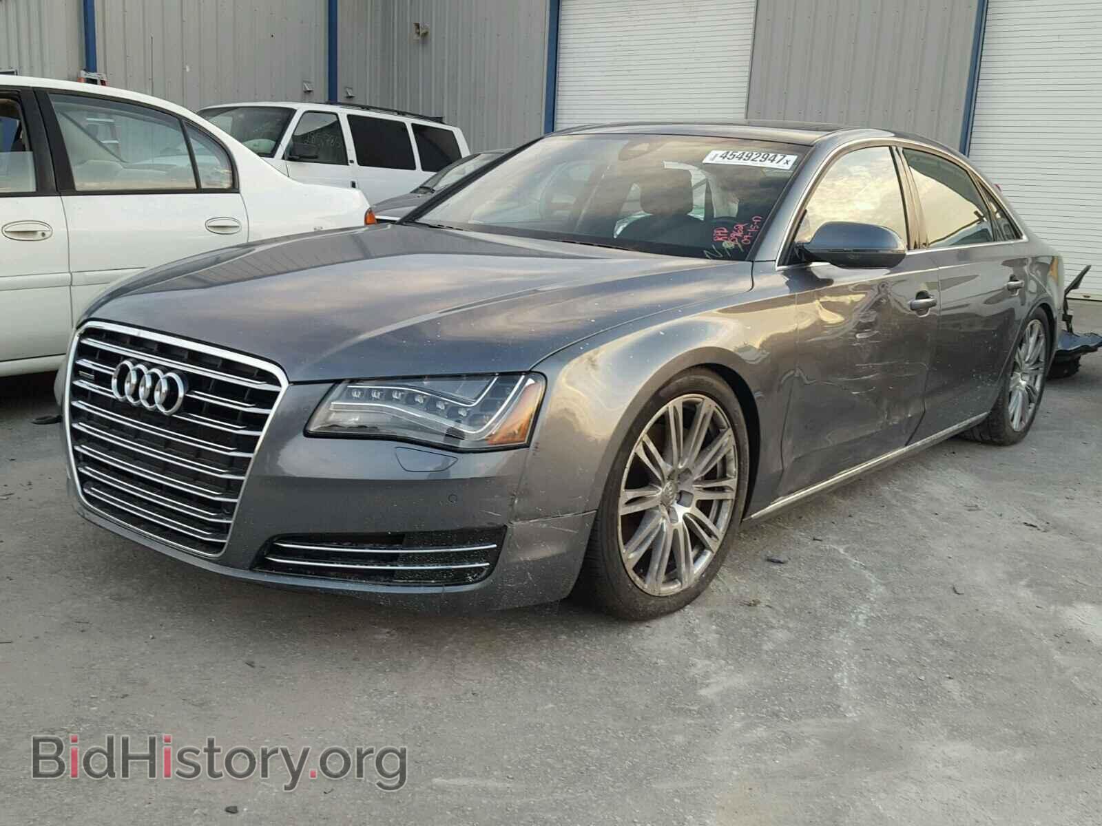 2014 AUDI A8 - VIN: WAURMAFD2EN010855 - Фото 2