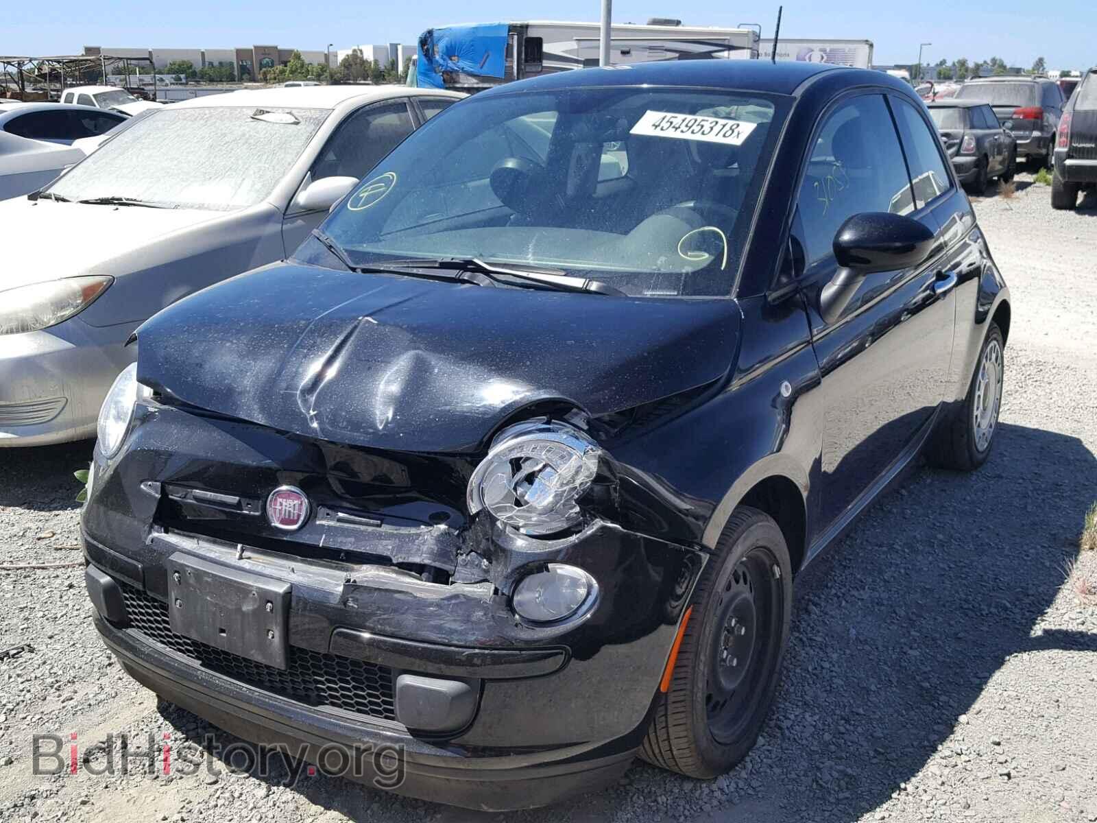 2015 FIAT 500 - VIN: 3C3CFFAR2FT501404 - Фото 2