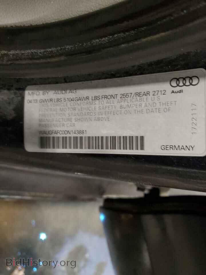 2013 AUDI A6 - VIN: WAUGFAFC0DN143881 - Фото 12