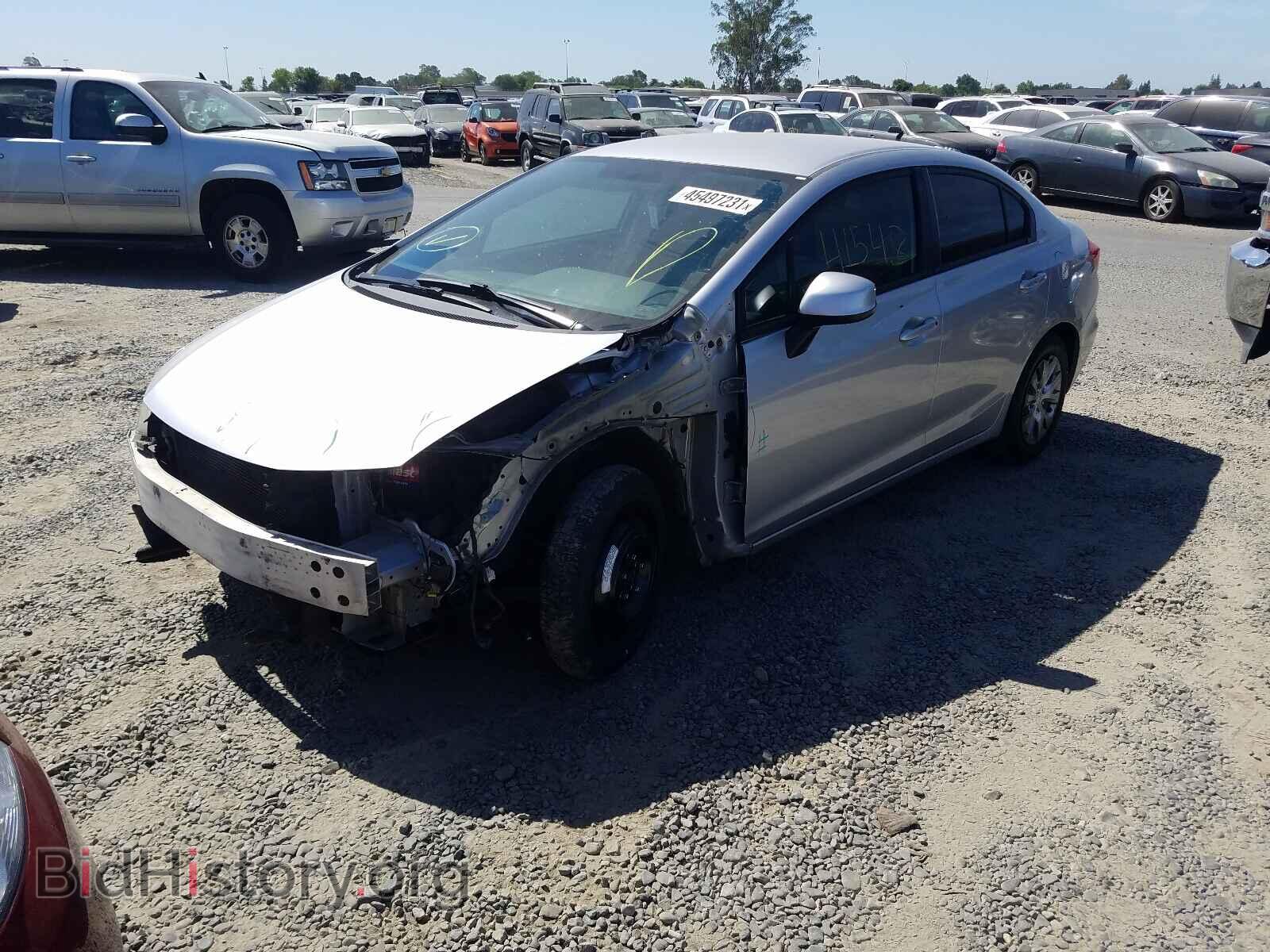 2012 HONDA CIVIC - VIN: 19XFB2F52CE337994 - Фото 2