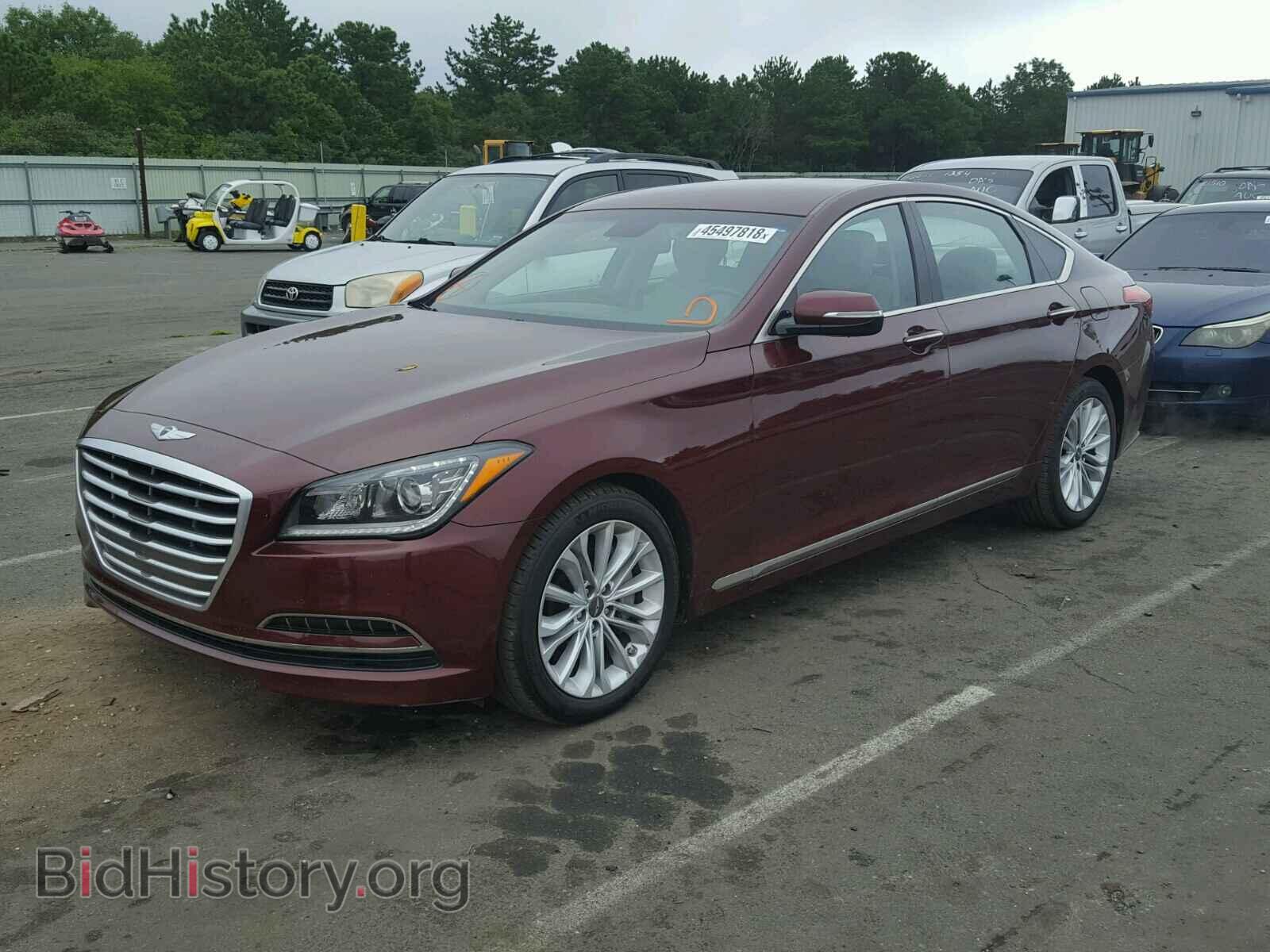 2016 HYUNDAI GENESIS - VIN: KMHGN4JE7GU107594 - Фото 2