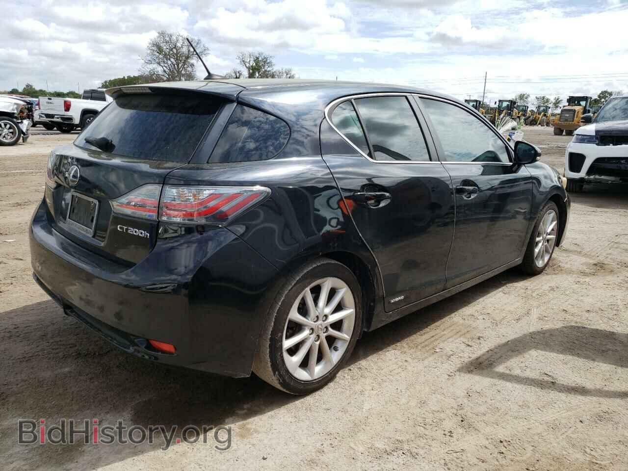 2012 LEXUS CT 200 - VIN: JTHKD5BH6C2114475 - Фото 3