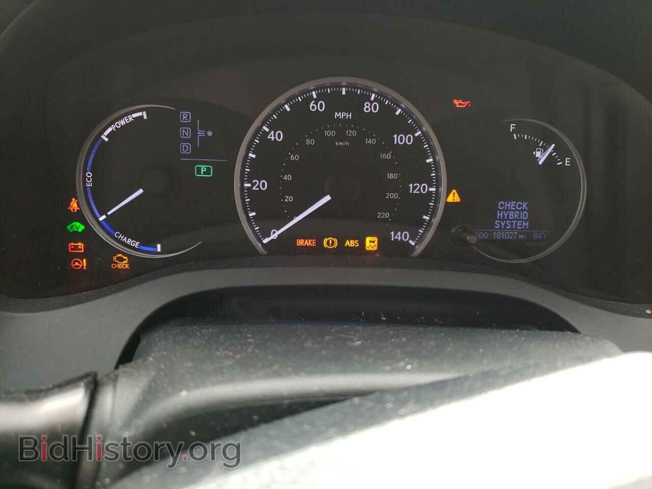 2012 LEXUS CT 200 - VIN: JTHKD5BH6C2114475 - Фото 9