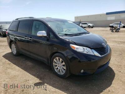 2011 Toyota SIENNA Sienna XLE, черный — VIN 5TDYK3DC6BS078575, Copart
