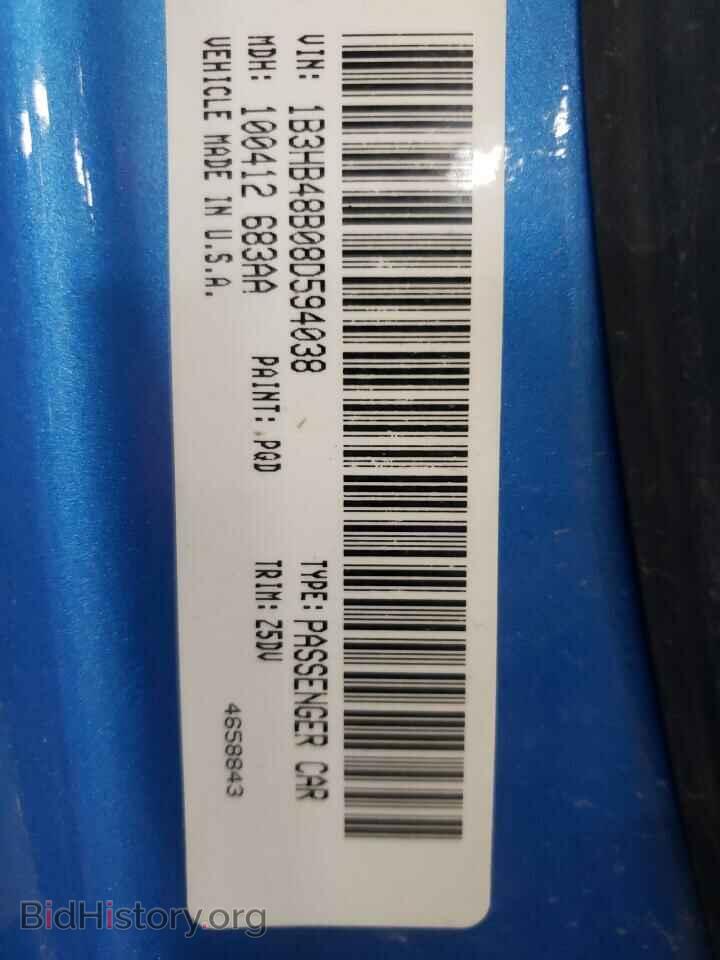 2008 DODGE CALIBER - VIN: 1B3HB48B08D594038 - Photo 10