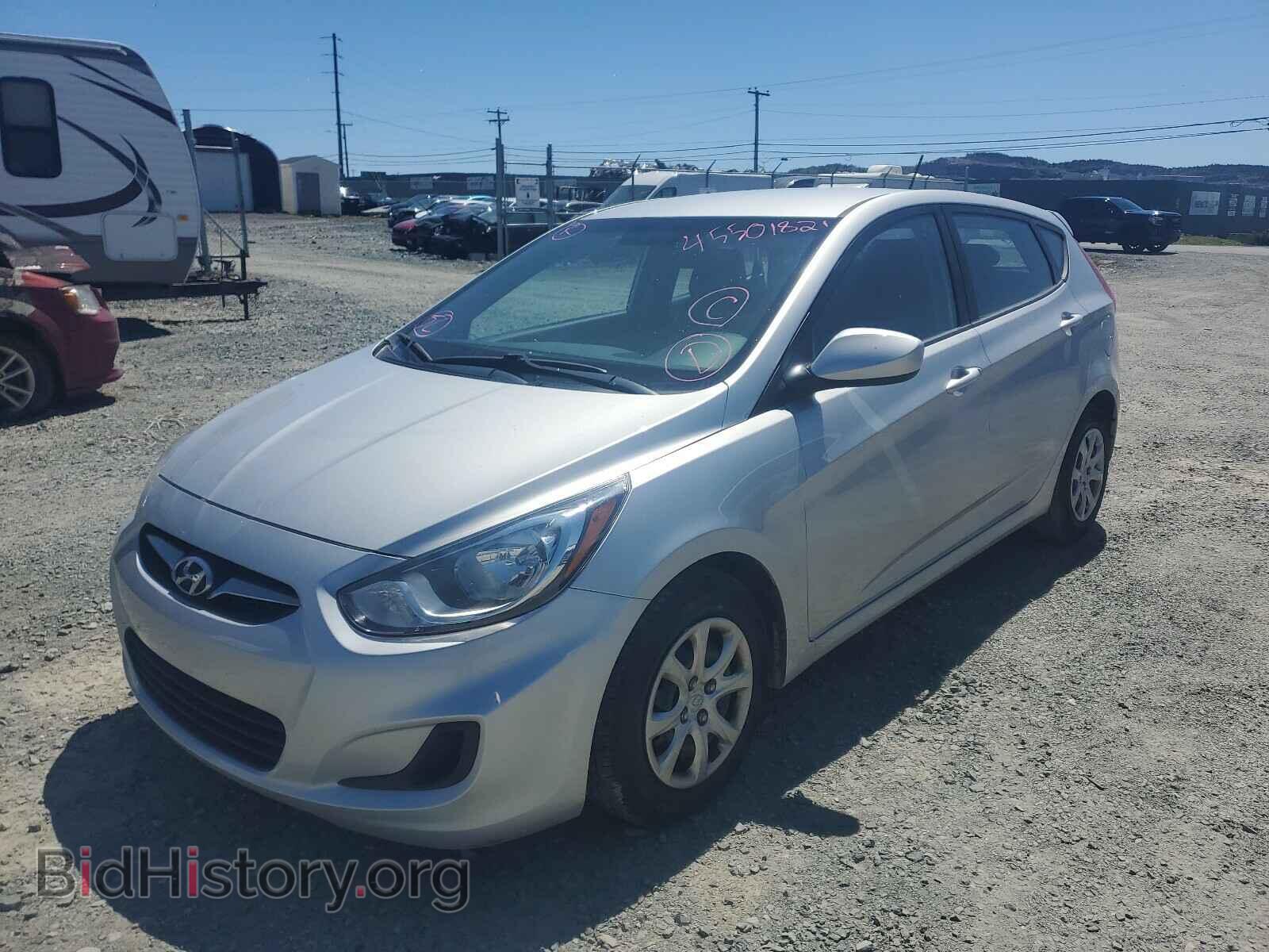 2014 HYUNDAI ACCENT - VIN: KMHCT5AE2EU191170 - Фото 2