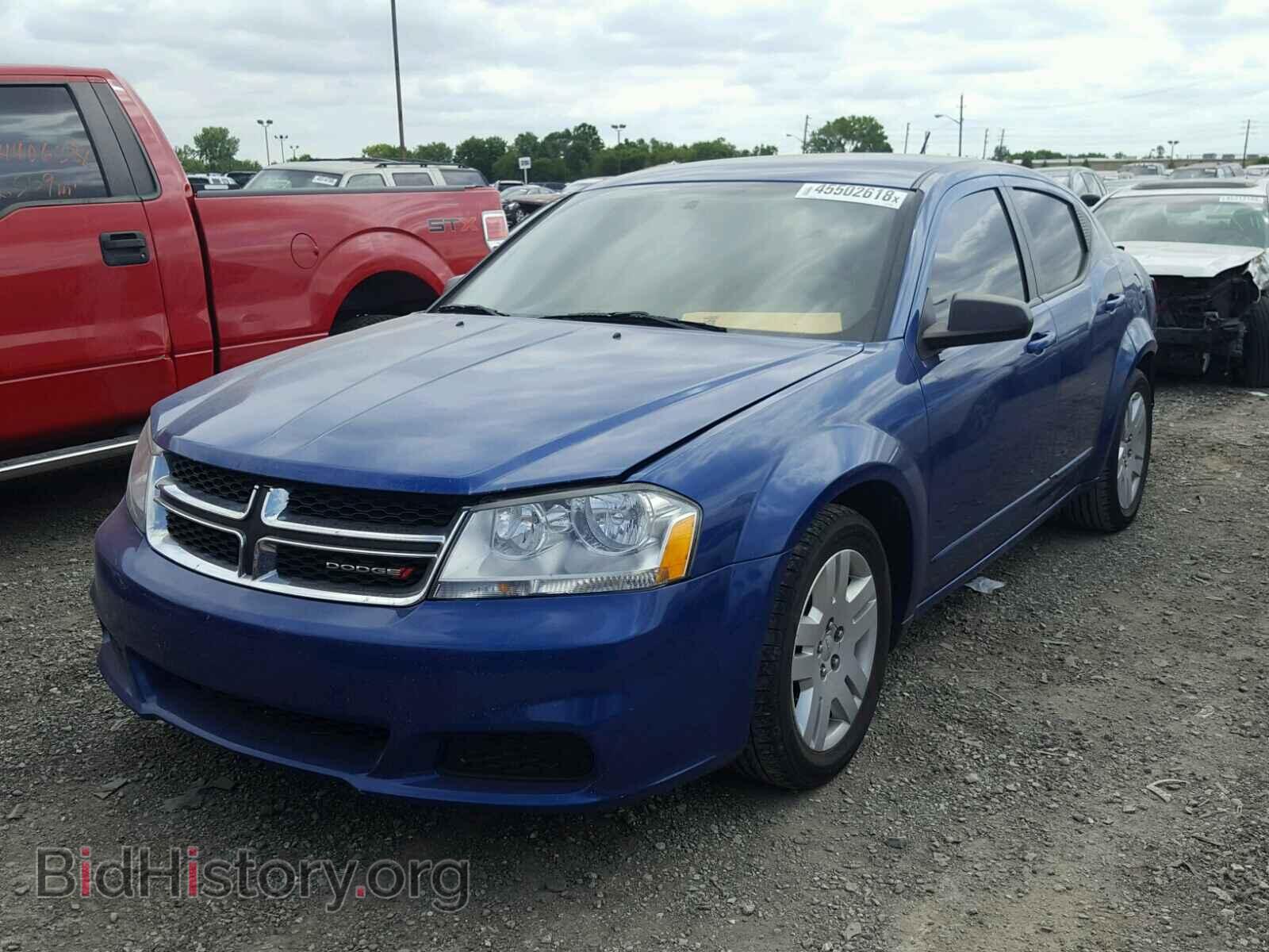 2012 DODGE AVENGER - VIN: 1C3CDZAG7CN252034 - Фото 2