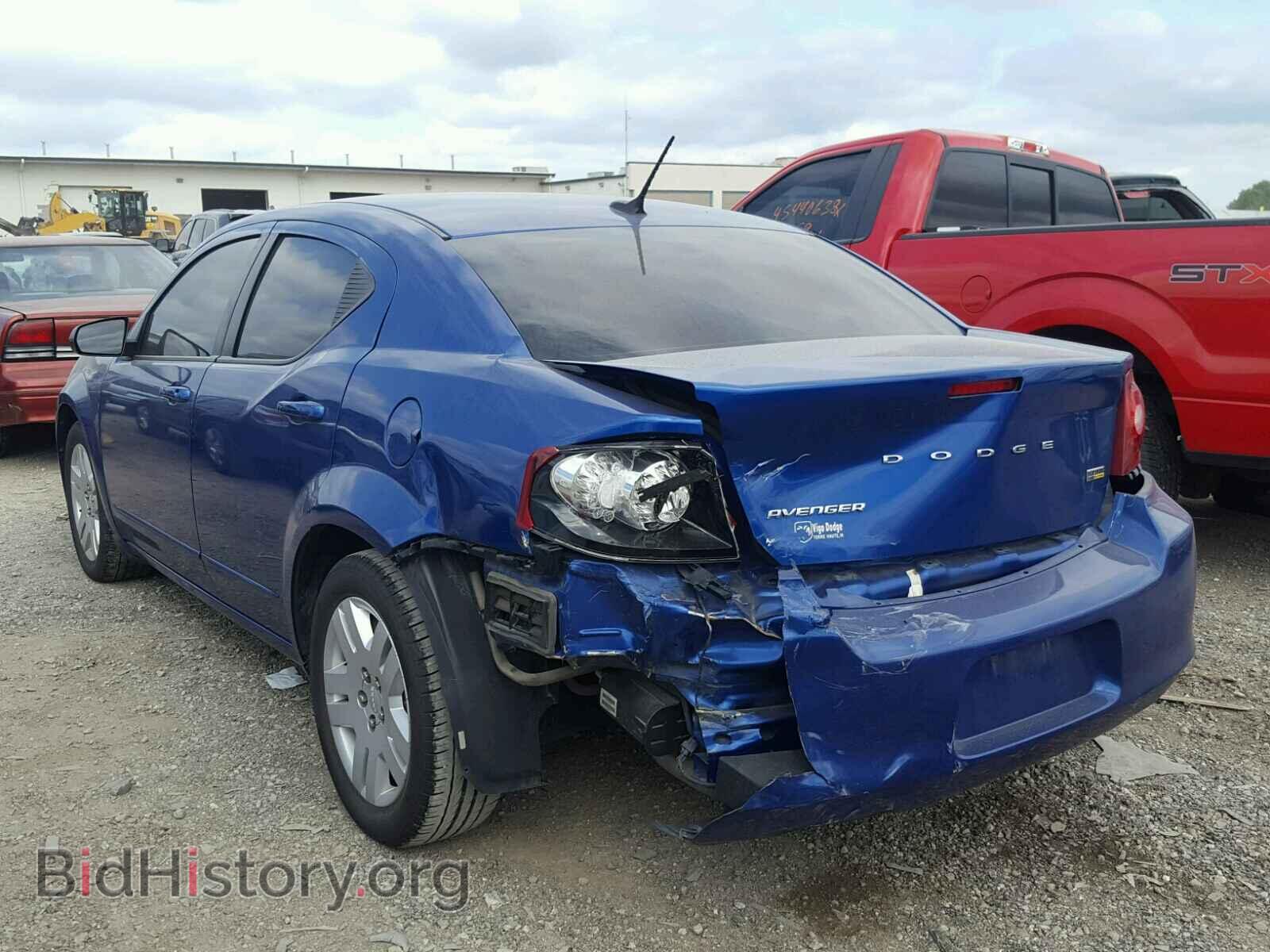 2012 DODGE AVENGER - VIN: 1C3CDZAG7CN252034 - Фото 3