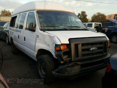 2010 Ford ECONOLINE, white — VIN 1FTNE1EW0ADA68965, Copart