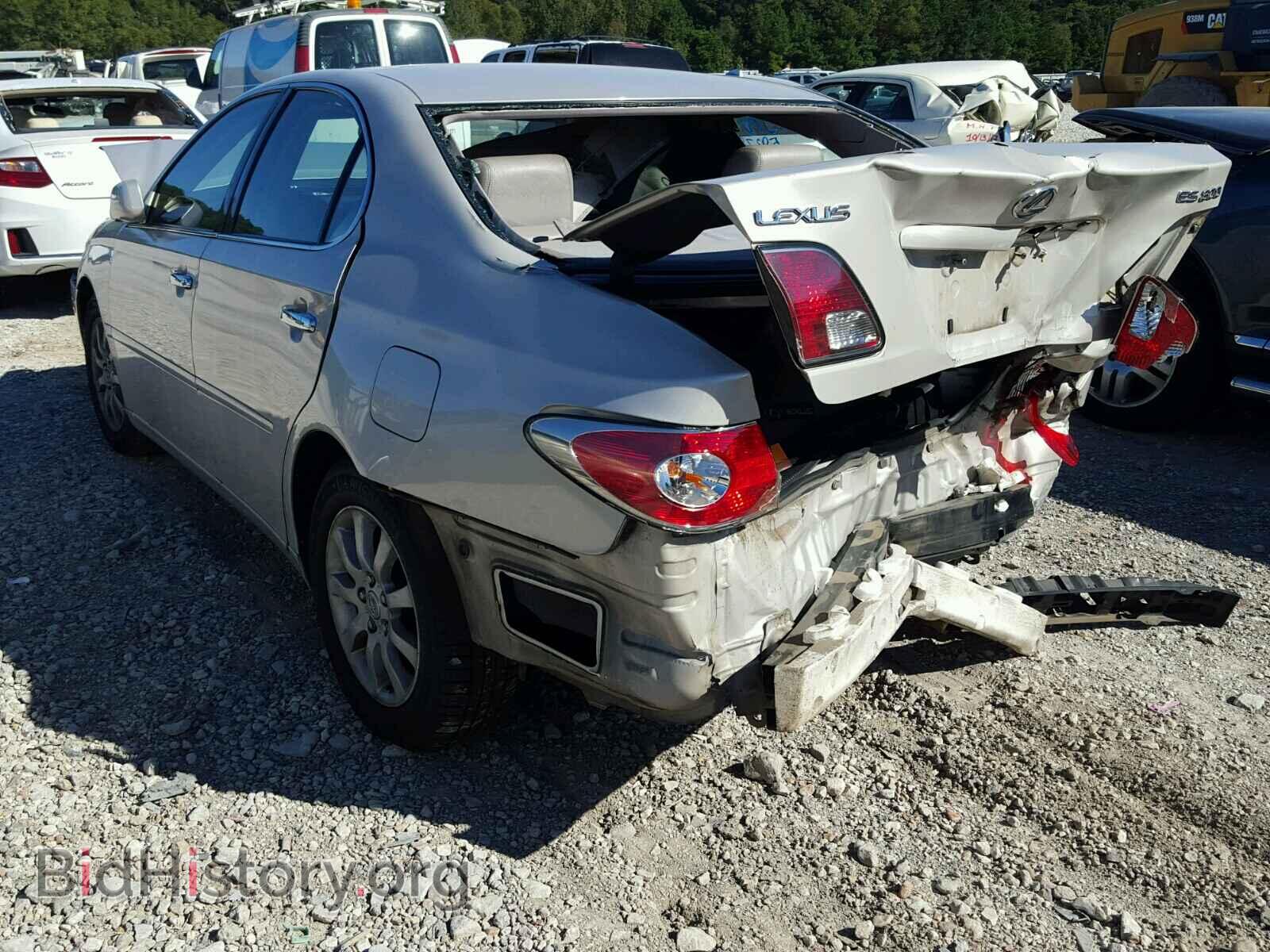 2003 LEXUS ES300 - VIN: JTHBF30G830134215 - Фото 3