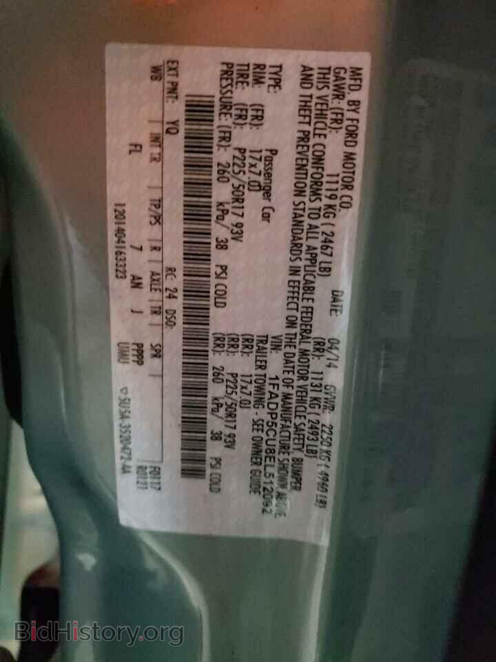 2014 FORD CMAX - VIN: 1FADP5CU8EL512092 - Фото 10