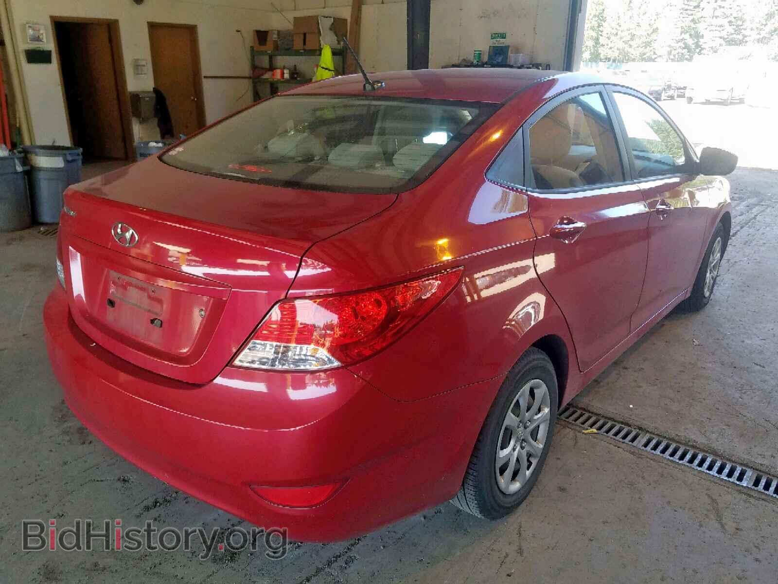 2013 HYUNDAI ACCENT - VIN: KMHCT4AEXDU463344 - Фото 4