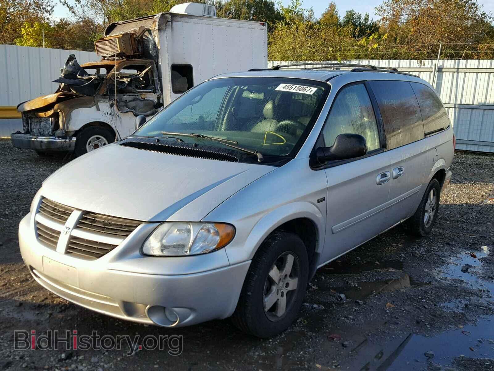 2007 DODGE CARAVAN - VIN: 2D4GP44L27R356765 - Фото 2