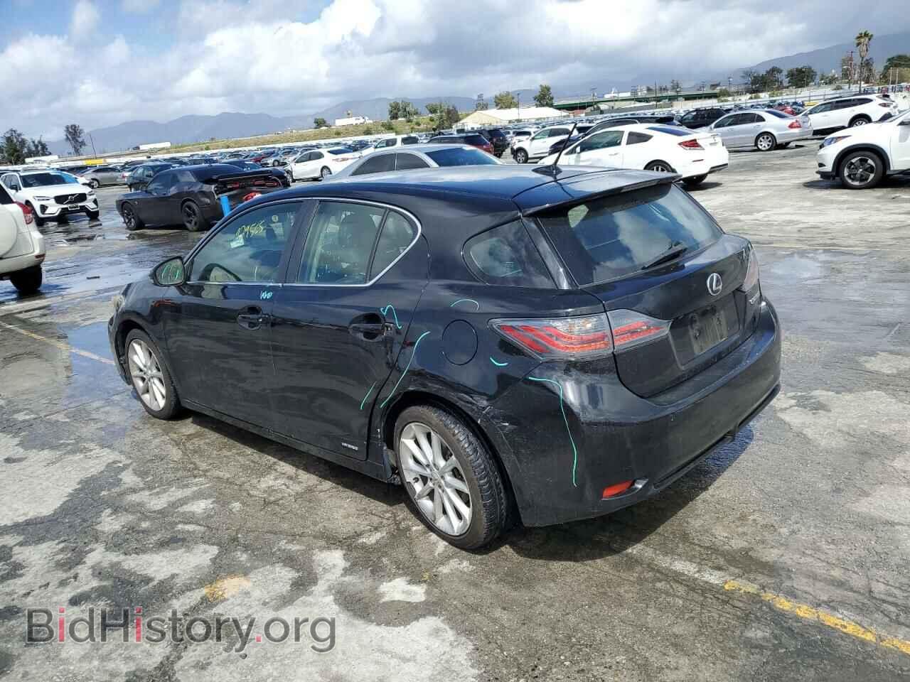2012 LEXUS CT 200 - VIN: JTHKD5BH2C2066182 - Фото 2