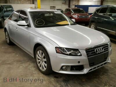 2012 Audi A4 A4 Premium, серебристый — VIN WAUBFAFL4CN018200, Copart