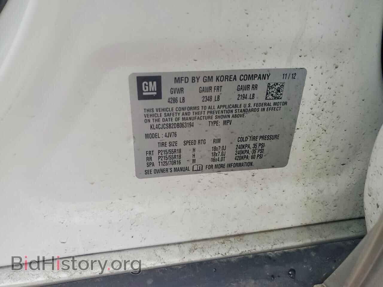 2013 BUICK ENCORE - VIN: KL4CJCSB2DB063194 - Photo 13