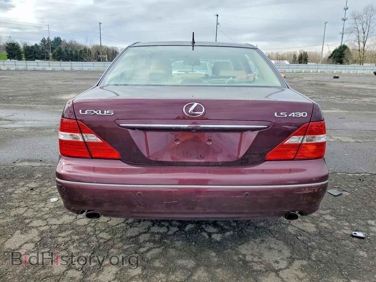 2006 LEXUS LS430 - VIN: JTHBN36F465042818 - Фото 6