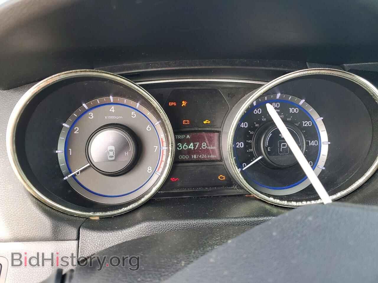 2012 HYUNDAI SONATA - VIN: 5NPEC4AC0CH362866 - Фото 9