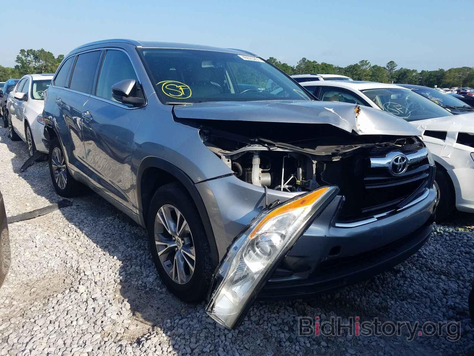 Photo 5TDKKRFHXES017462 - TOYOTA HIGHLANDER 2014