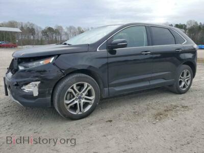 2016 Ford EDGE TITANIUM, black — VIN 2FMPK4K96GBB44099, Copart