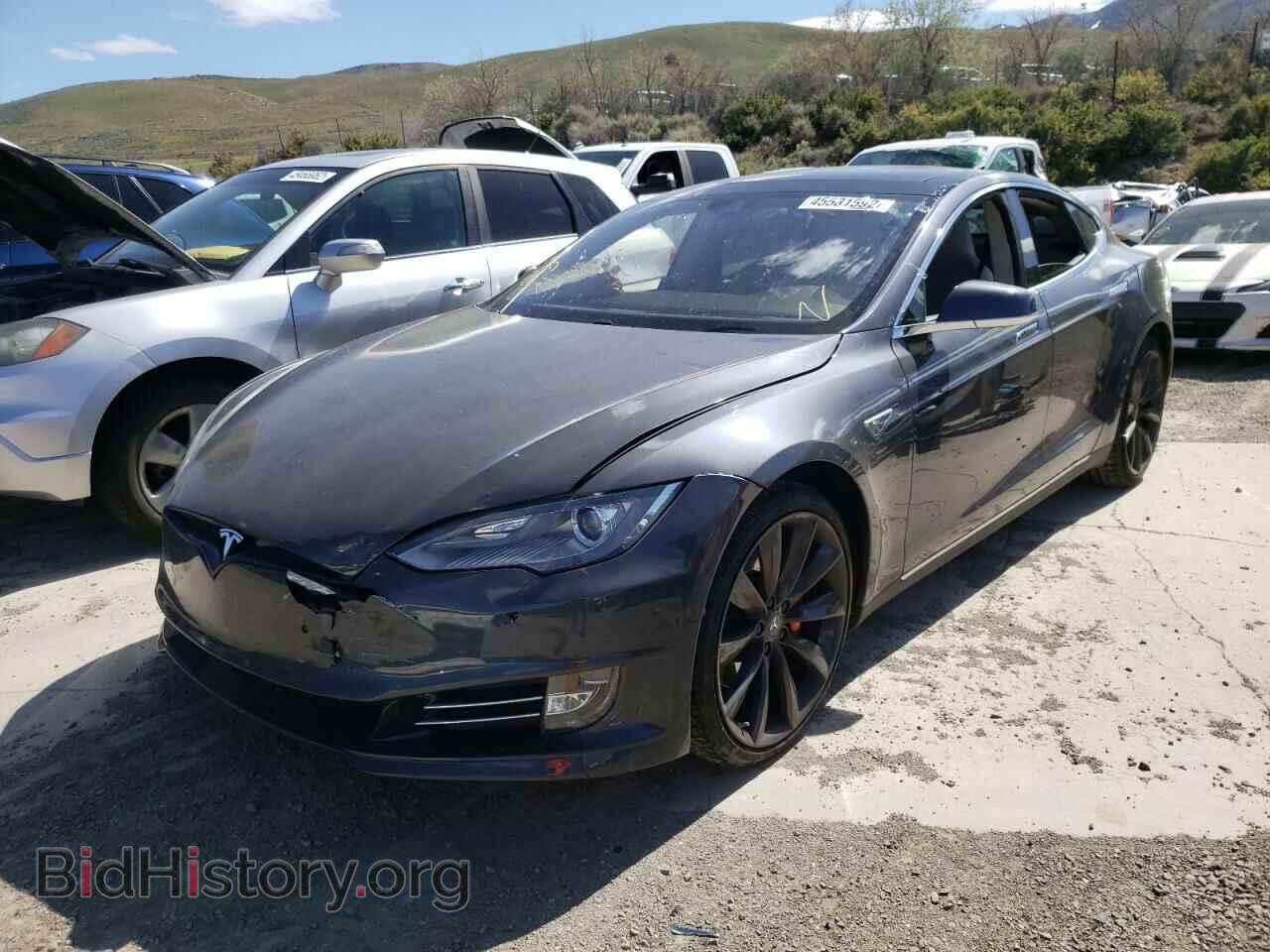 2014 TESLA MODEL S - VIN: 5YJSA1H22EFP66581 - Photo 2