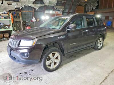 2014 Jeep COMPASS Latitude, коричневый — VIN 1C4NJDEB4ED734578, Copart
