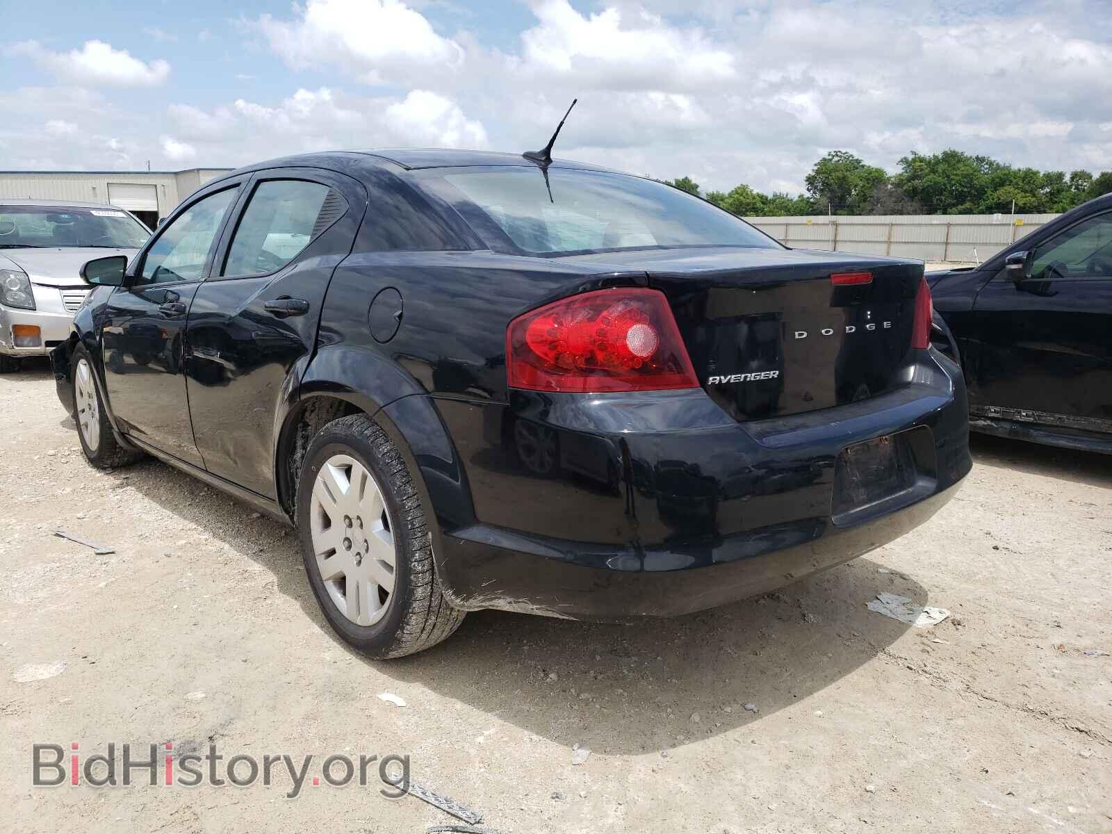 2013 DODGE AVENGER - VIN: 1C3CDZAB9DN582568 - Фото 3