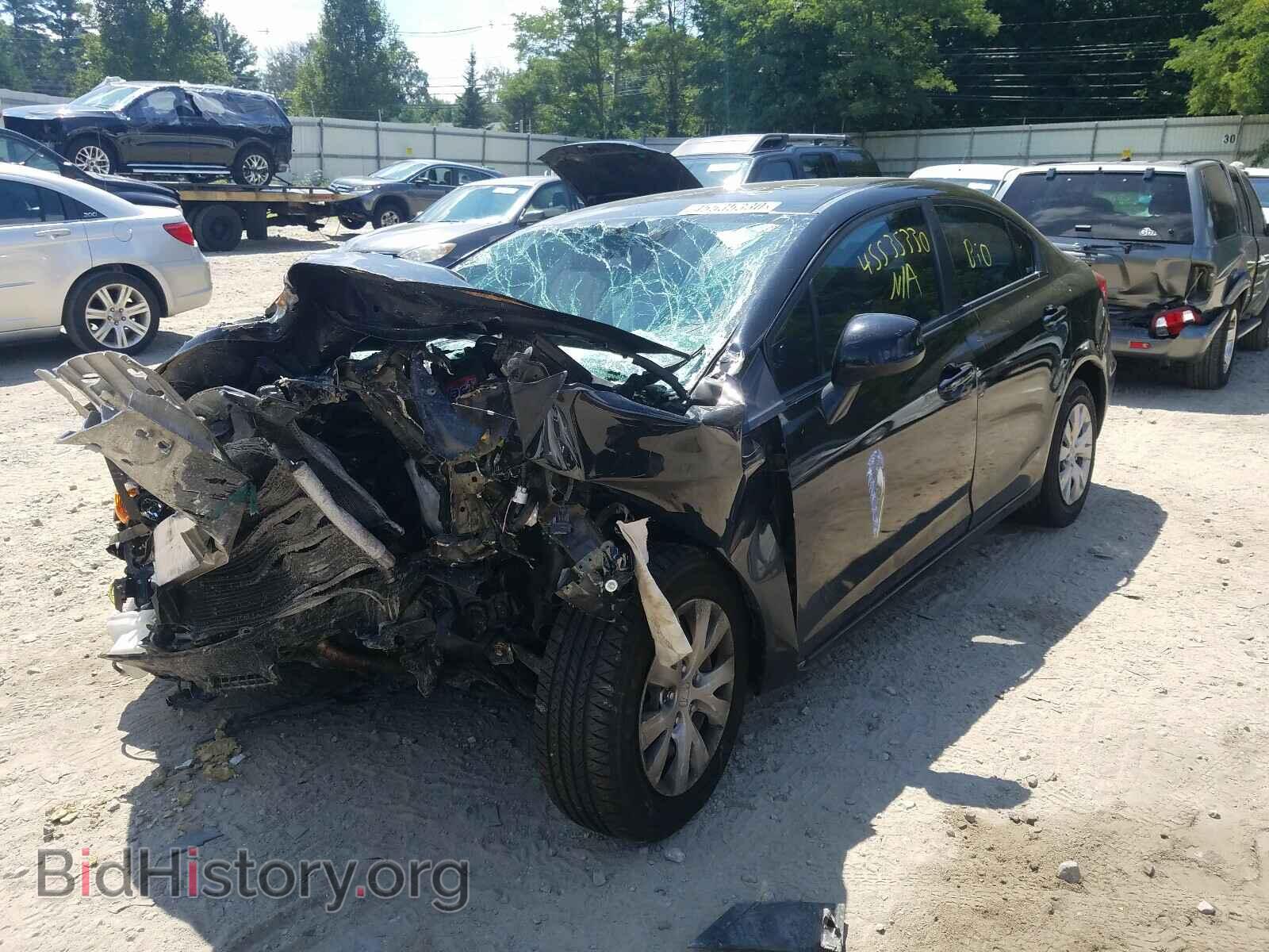 2012 HONDA CIVIC - VIN: 2HGFB2F59CH609978 - Фото 2