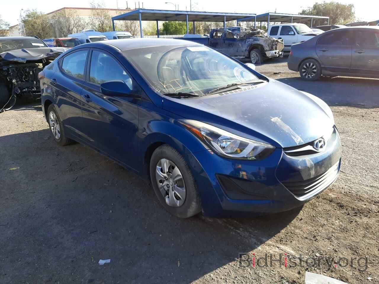 Фотография KMHDH4AE2GU525247 - HYUNDAI ELANTRA 2016