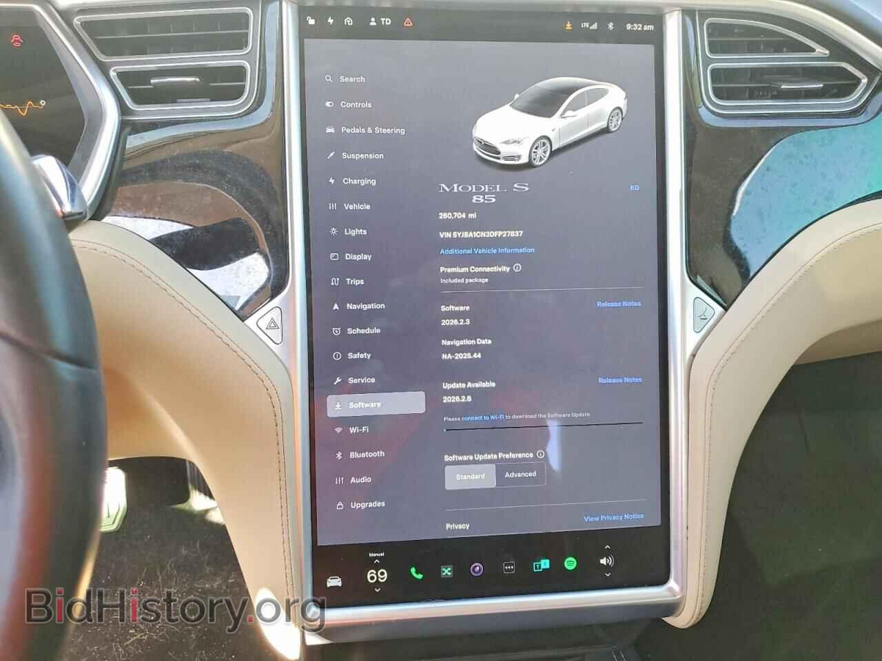2013 TESLA MODEL S - VIN: 5YJSA1CN3DFP27837 - Фото 9