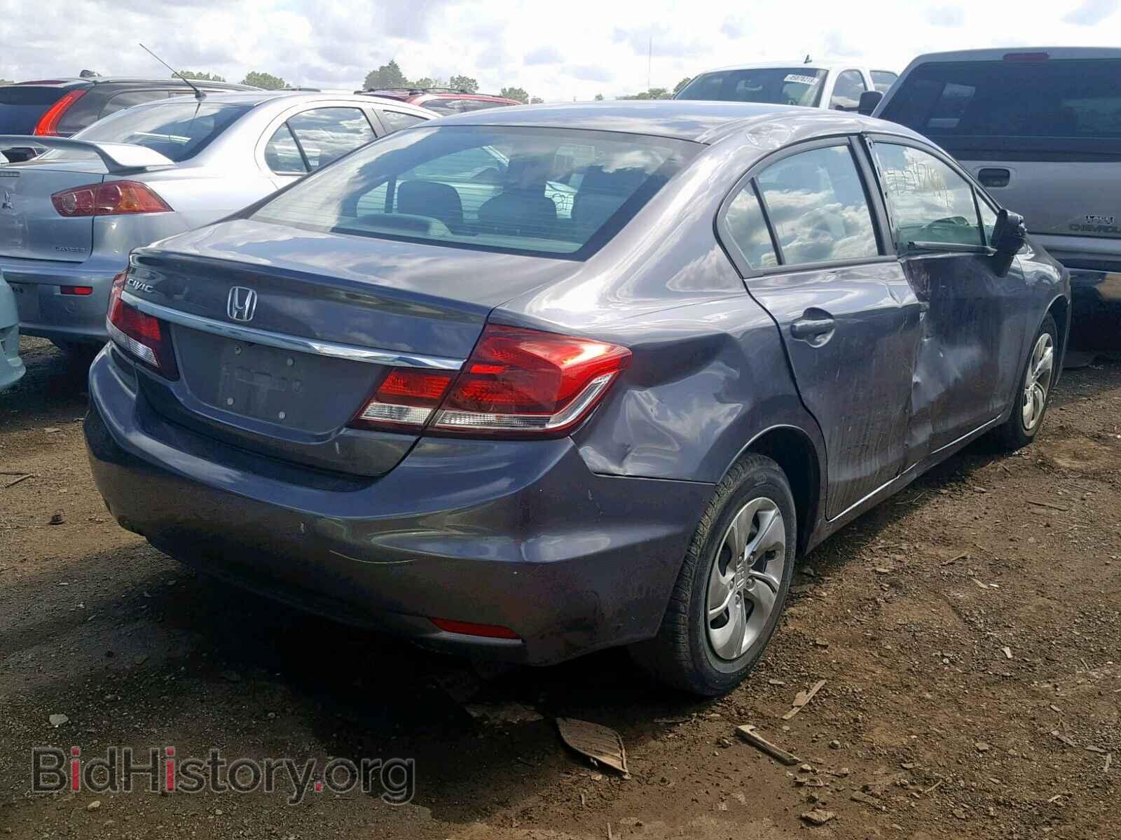 2014 HONDA CIVIC LX - VIN: 19XFB2F5XEE022234 - Фото 4