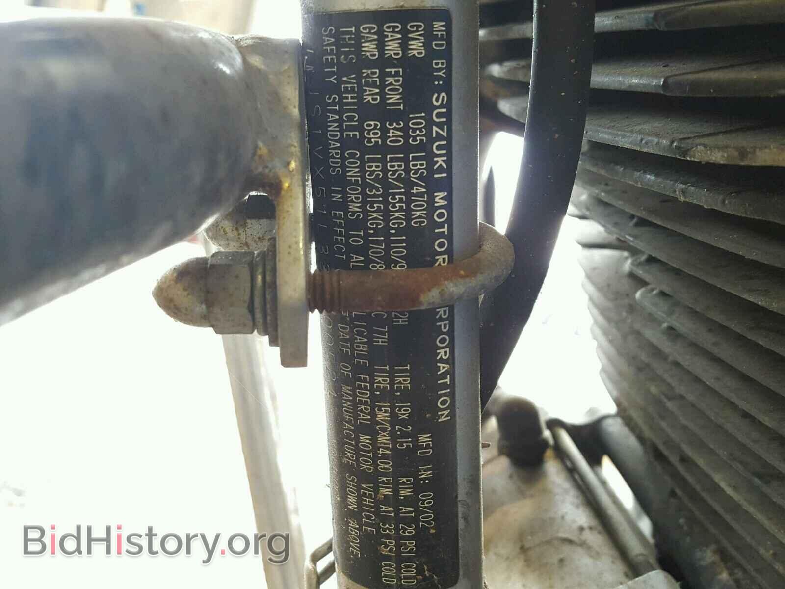 2003 SUZUKI CYCLE VS - VIN: JS1VX51L332100524 - Photo 10