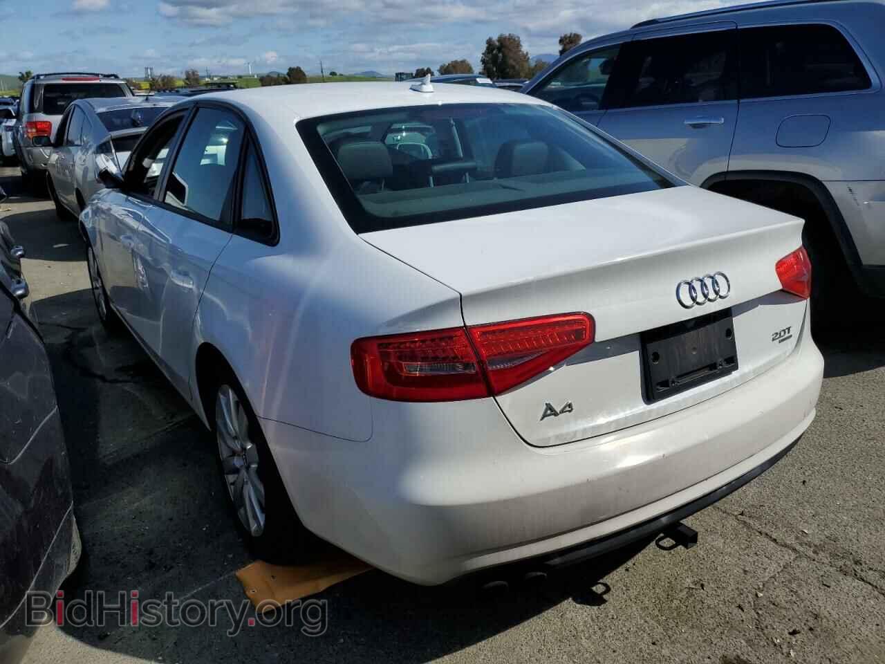 2013 AUDI A4 - VIN: WAUBFCFL7DN008385 - Фото 2
