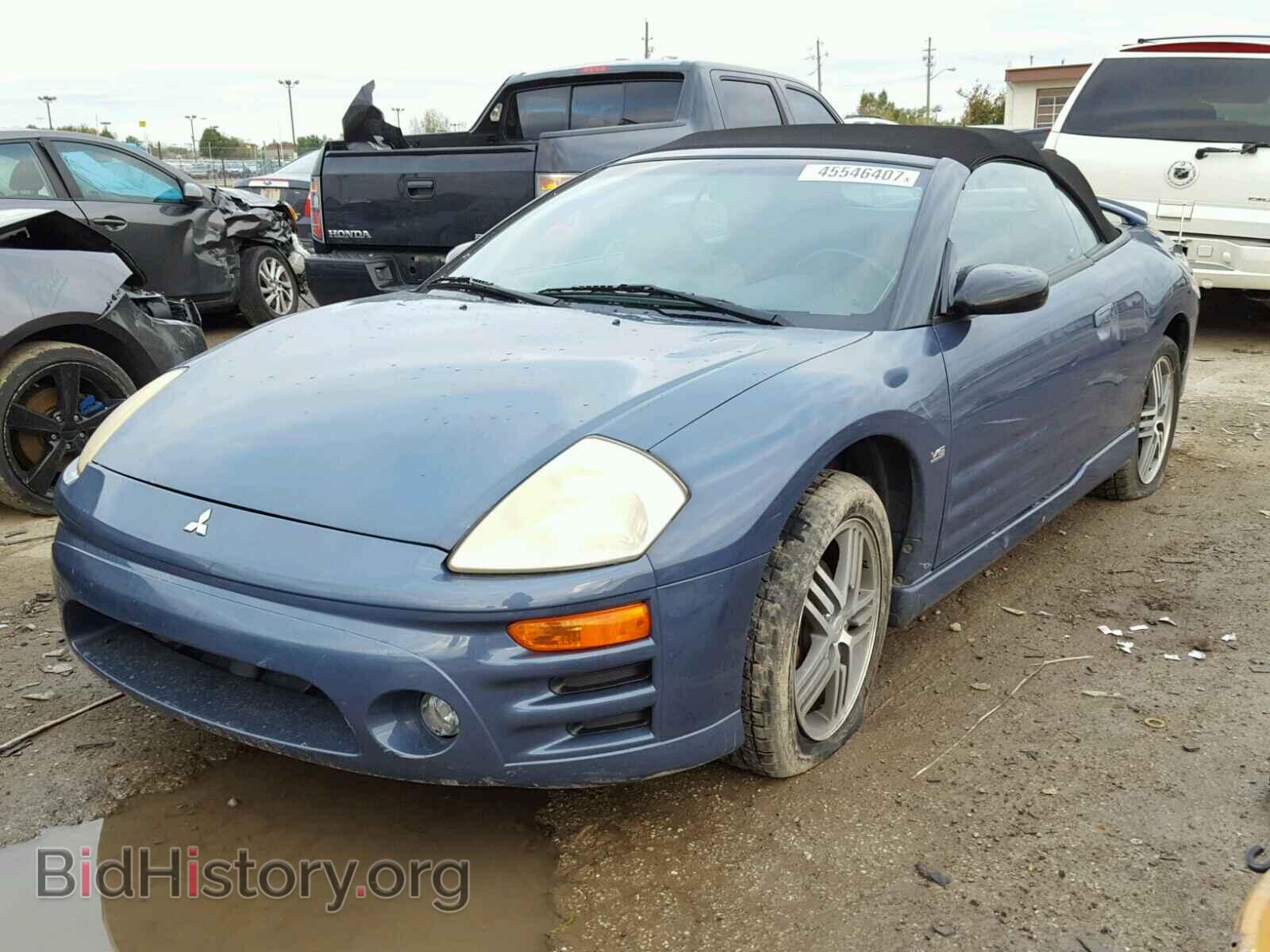 2003 MITSUBISHI ECLIPSE - VIN: 4A3AE75H03E168772 - Фото 2