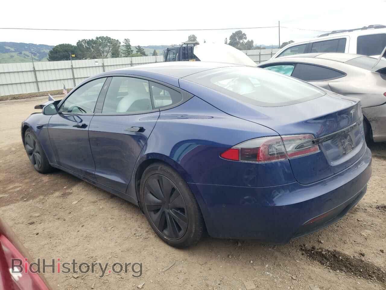 2022 TESLA MODEL S - VIN: 5YJSA1E52NF469437 - Фото 2