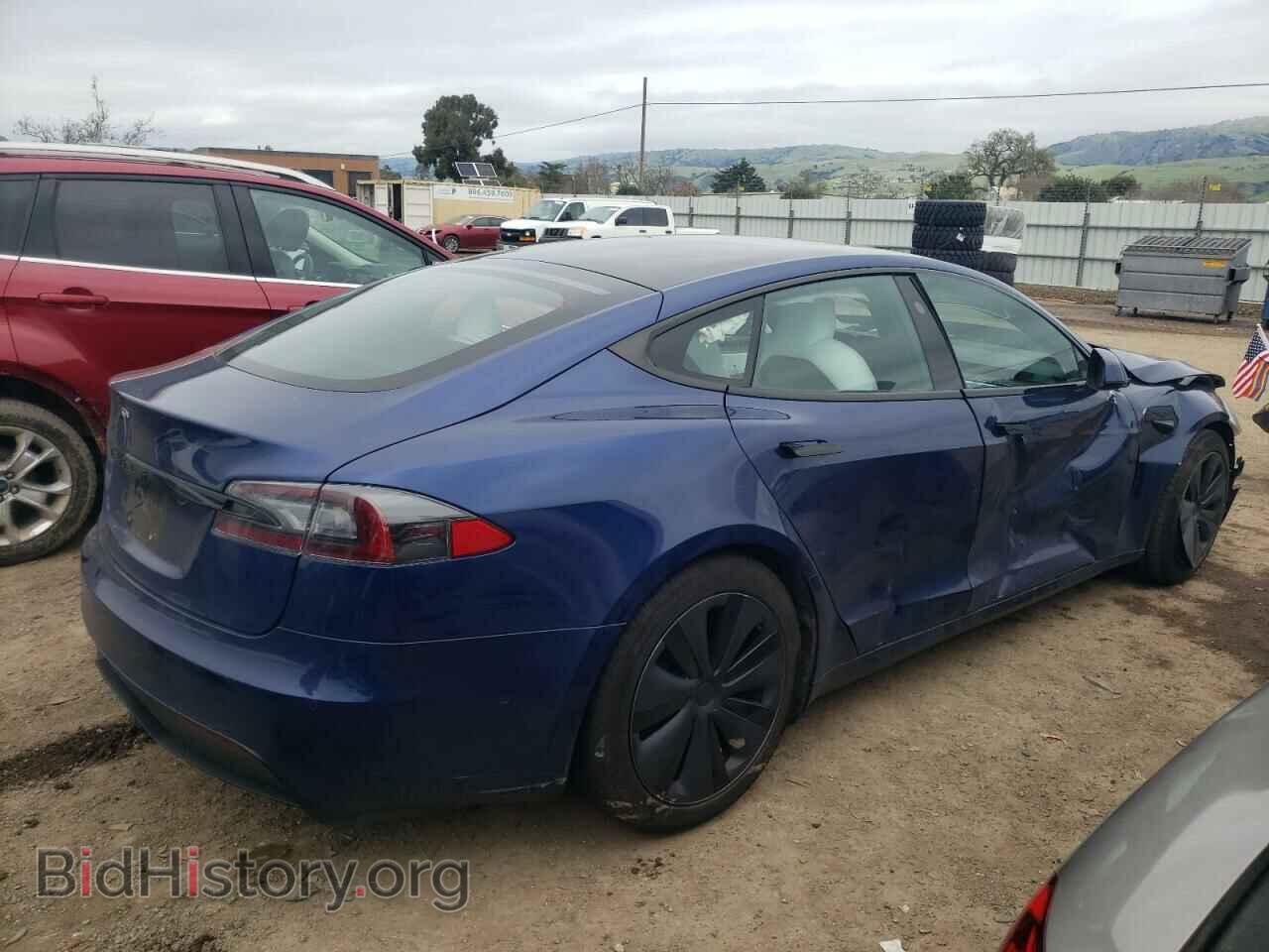 2022 TESLA MODEL S - VIN: 5YJSA1E52NF469437 - Фото 3