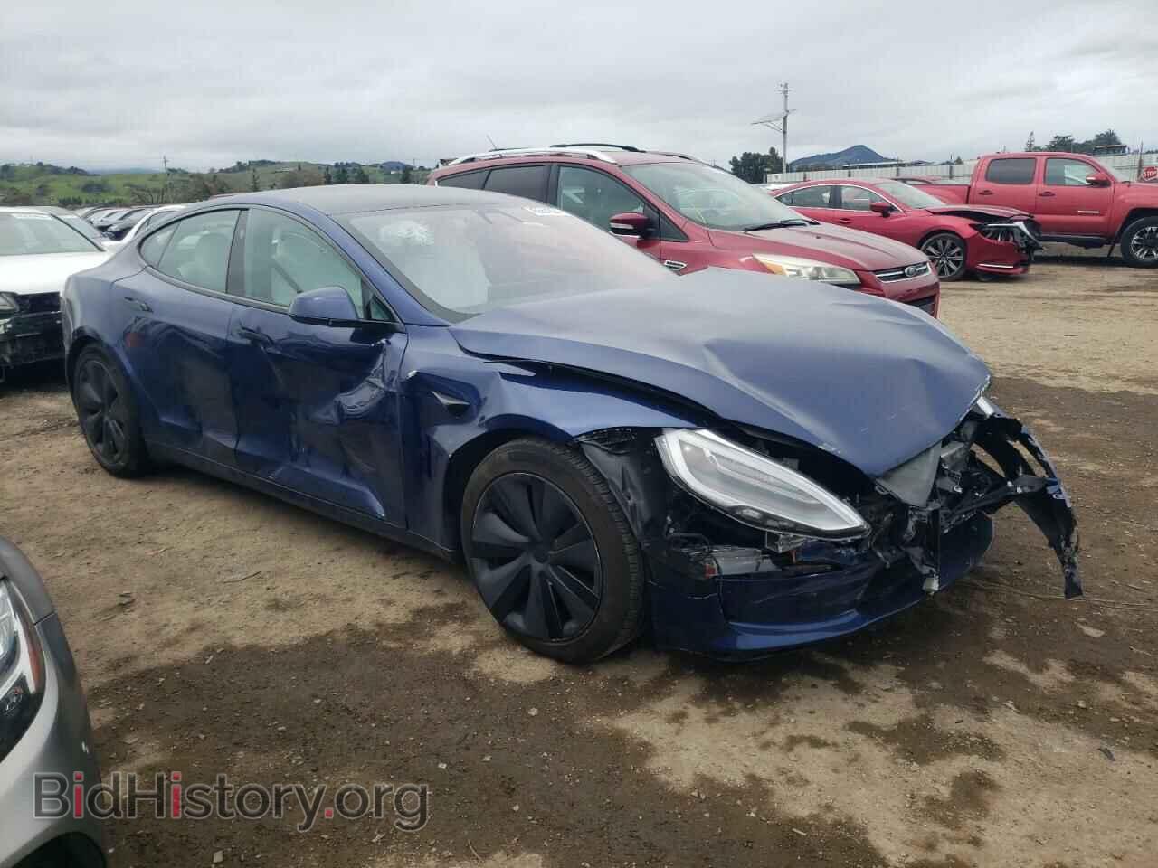 2022 TESLA MODEL S - VIN: 5YJSA1E52NF469437 - Фото 4