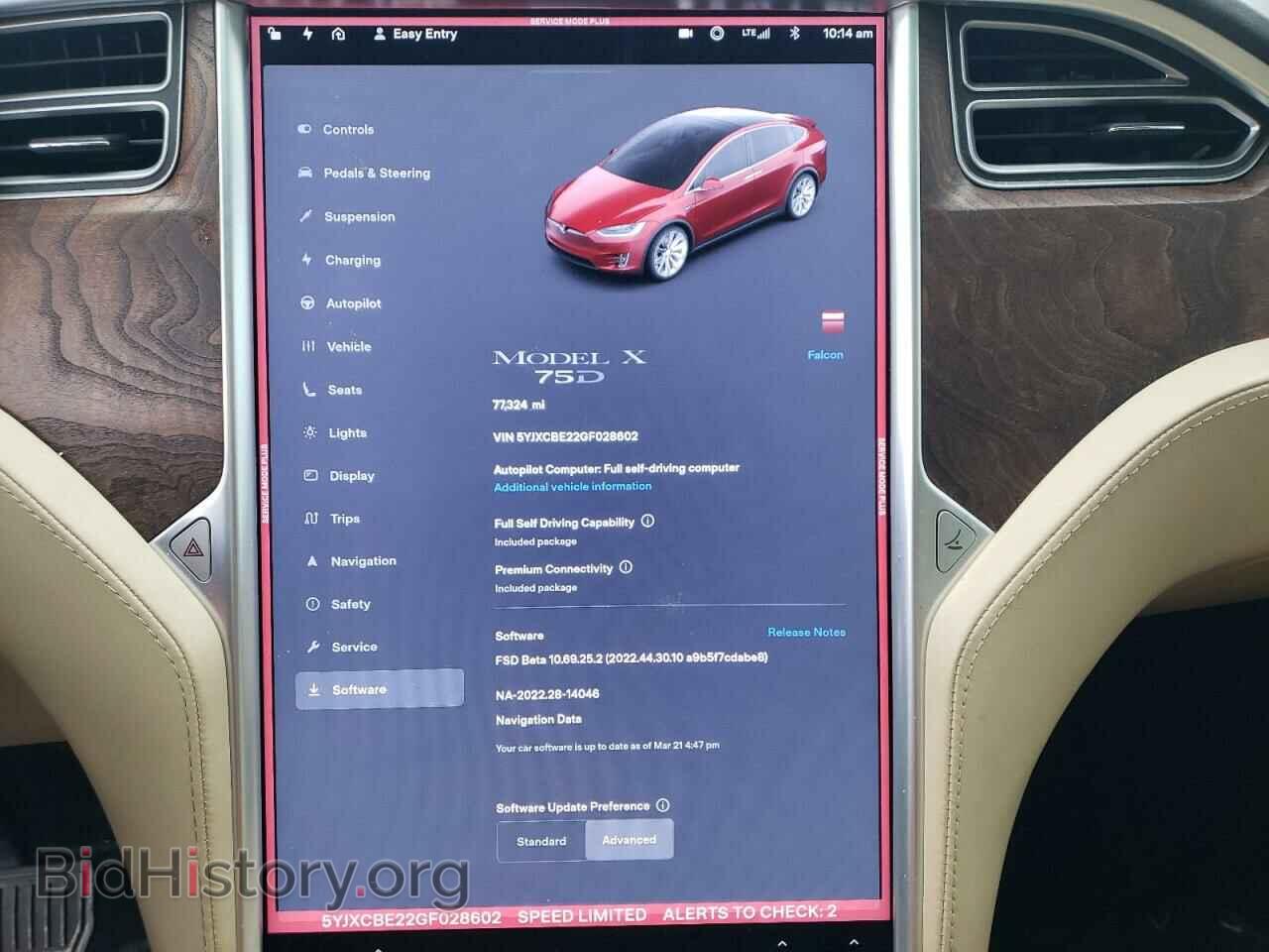 2016 TESLA MODEL X - VIN: 5YJXCBE22GF028602 - Photo 9