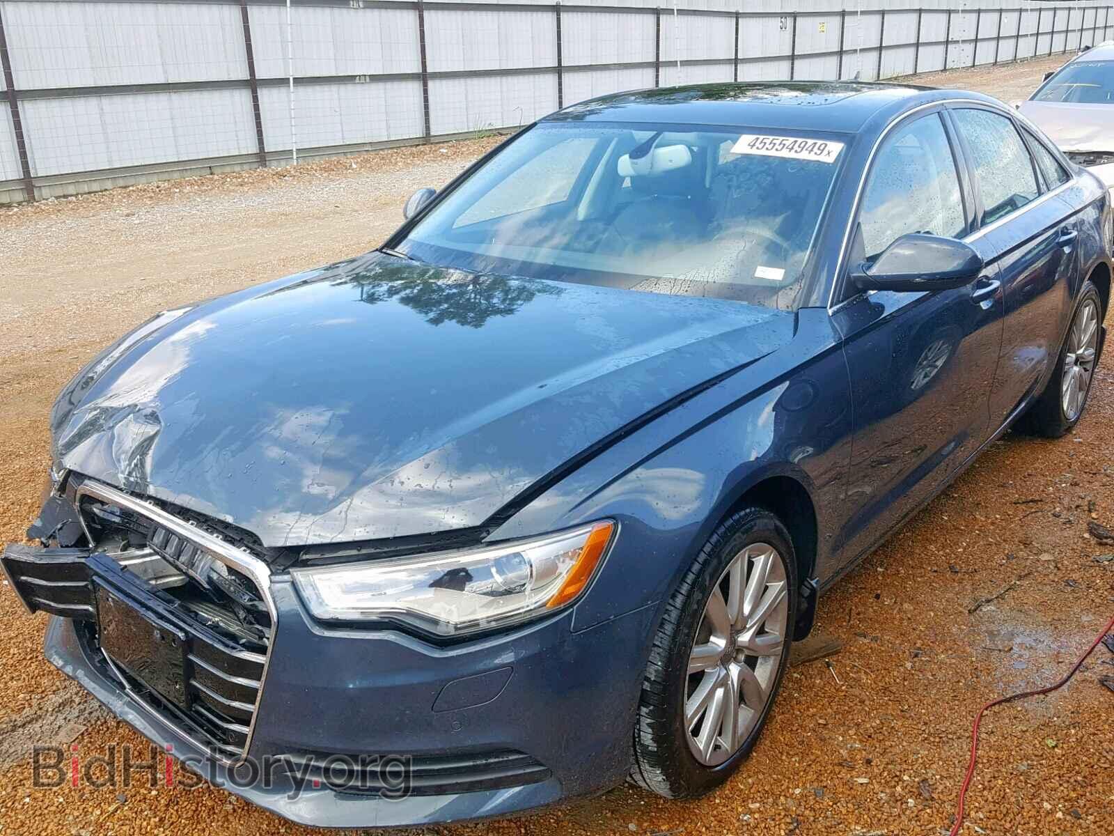 2013 AUDI A6 - VIN: WAUGFAFCXDN126845 - Фото 2