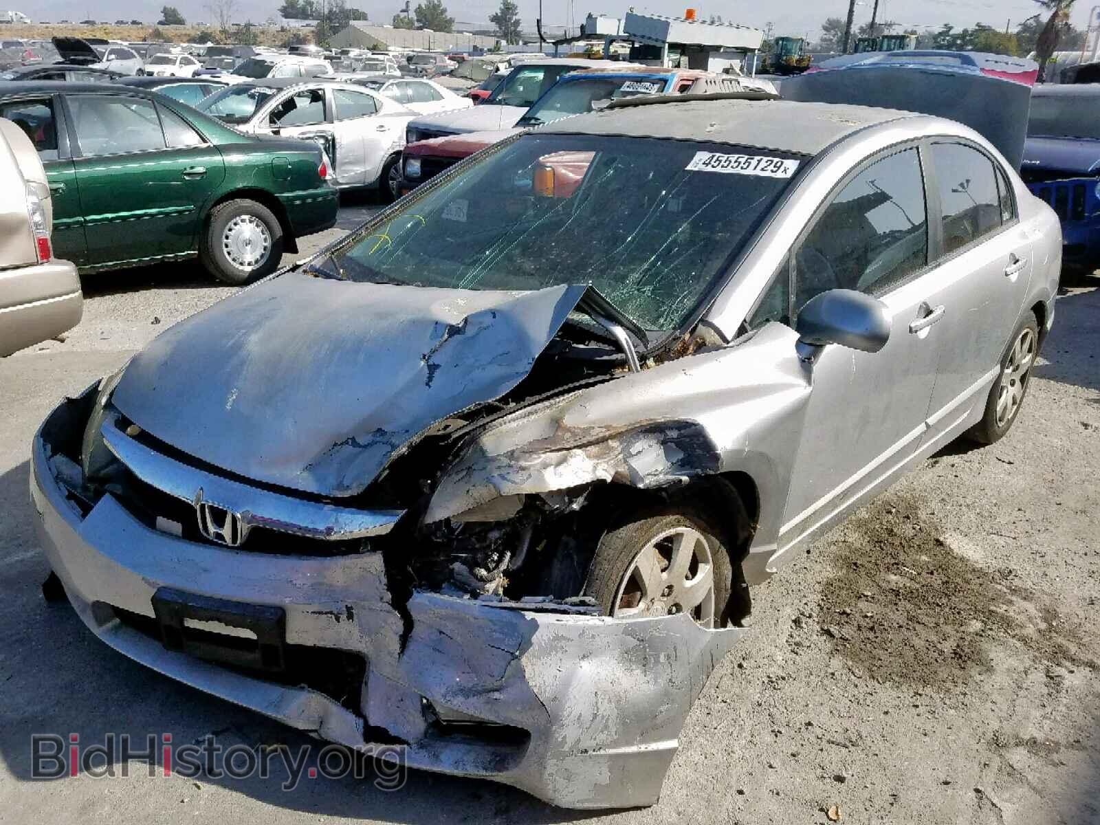 2009 HONDA CIVIC LX - VIN: 19XFA16539E048015 - Фото 2