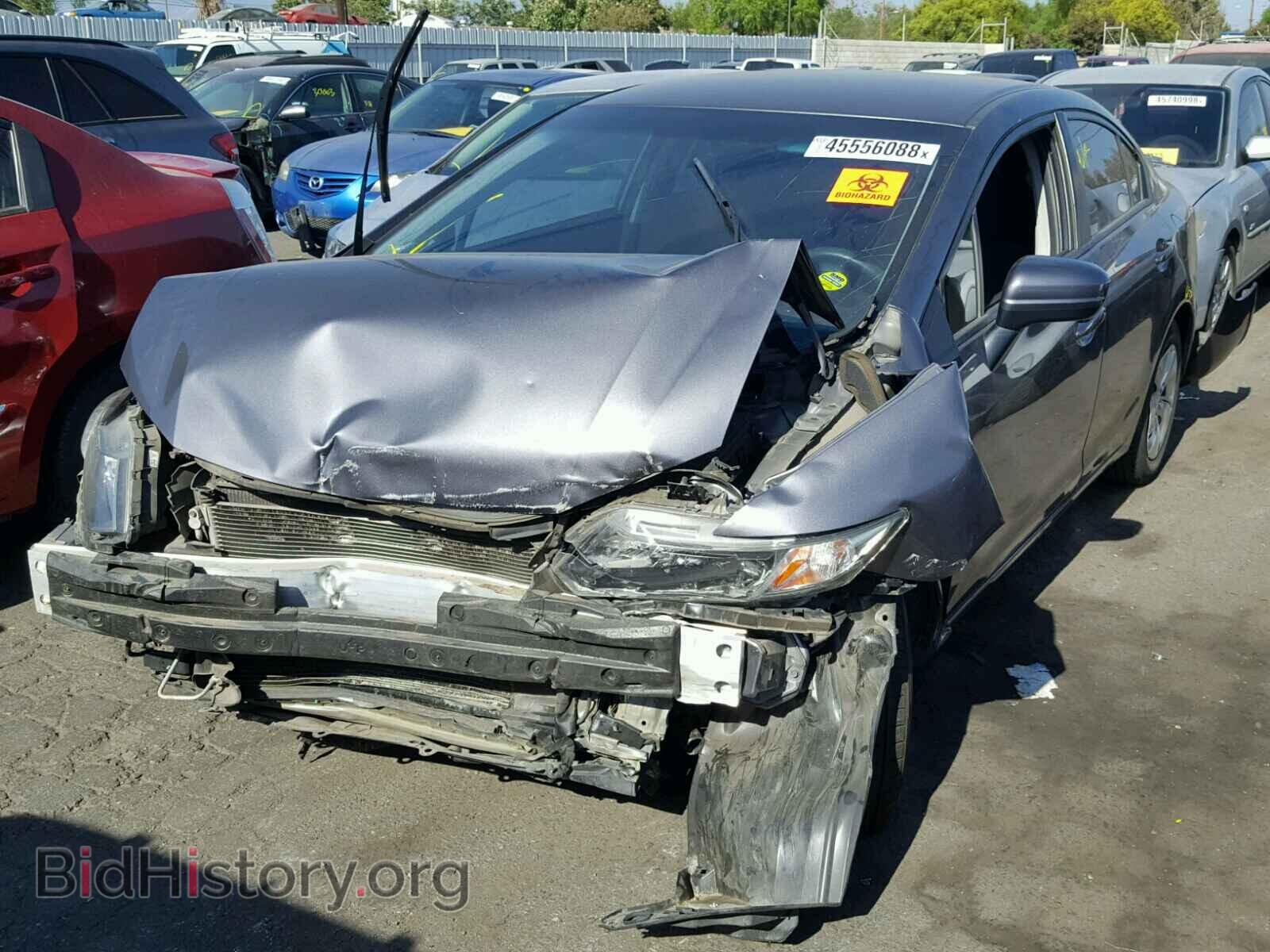 2014 HONDA CIVIC LX - VIN: 19XFB2F59EE206208 - Фото 2